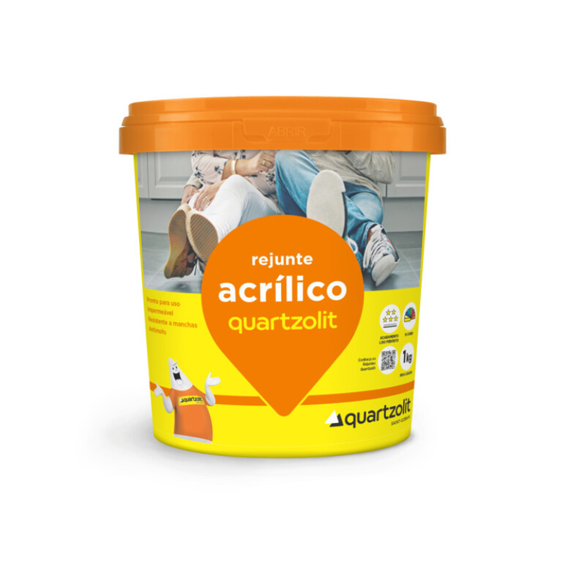 Rejunte Acrílico 1kg Argila – Quartzolit