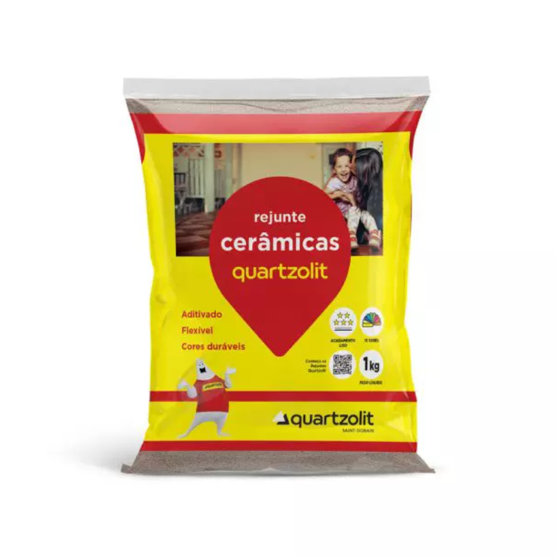 Rejunte Cerâmicas 1kg Bege – Quartzolit